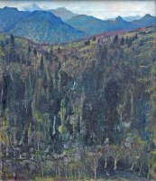 Lot 329 - George Jardine, Red Deer, Isle of Arran, oil.