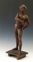 Lot 501 - 19th French Jester bronze by Laporte.