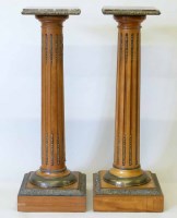 Lot 535 - Pair of French jardinier stands.