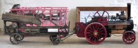 Lot 23 - Live Steam traction engine 'Allchin Royal Chester' with Ransome Thrashing Box and Baler
