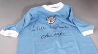 Lot 35 - Score Draw Manchester City replica shirt signed