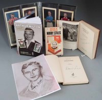 Lot 37 - Football interest to include Nobby Stiles