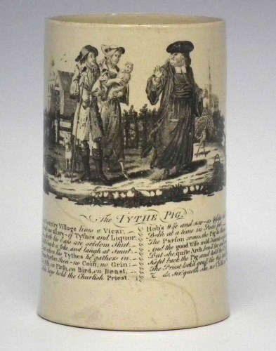 Lot 99 - Wedgwood creamware tankard circa 1764