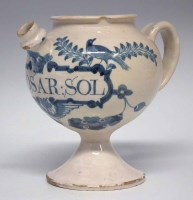 Lot 100 - Delft apothecary's drug jar,   labelled
