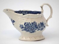 Lot 121 - Liverpool Penningtons sauceboat probably John or