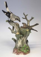 Lot 148 - Meissen centre piece bird group