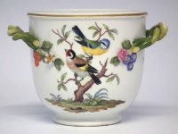 Lot 150 - Meissen jardiniere   with twin twisted branch