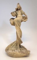 Lot 167 - Austrian amphora figure.