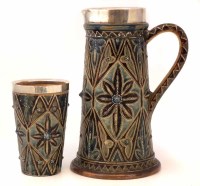 Lot 186 - Frank Butler Lambeth jugs and beaker.