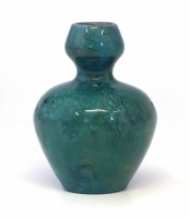 Lot 209 - Della Robbia miniature vase   incised and painted
