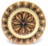 Lot 215 - Della Robbia bowl   incised and painted by Violet
