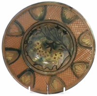 Lot 218 - Della Robbia dish dated 1895