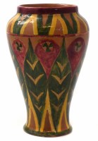 Lot 222 - Della Robbia vase   incised possibly by Edith