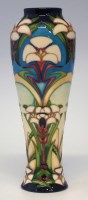 Lot 252 - Moorcroft trial vase,   decorated with a version