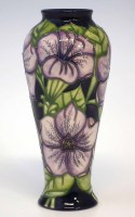 Lot 259 - Moorcroft vase,  decorated with Petunia design