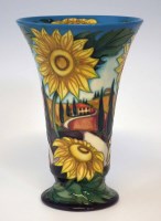 Lot 261 - Moorcroft vase,   decorated with White Road to