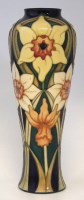 Lot 267 - Moorcroft vase   decorated with Daffodil pattern