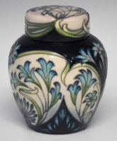 Lot 274 - Moorcroft trial ginger jar and cover,   decorated