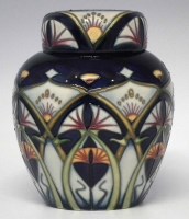Lot 275 - Moorcroft trial ginger jar and cover,   decorated