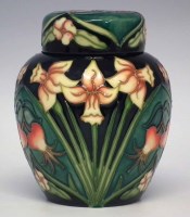 Lot 276 - Moorcroft ginger jar and cover,   decorated with