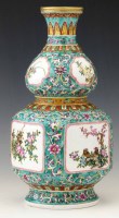 Lot 333 - Qianlong style Cantonese vase, 19th century.