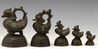 Lot 339 - Set of Burmese opium weights.