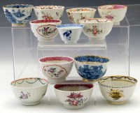 Lot 355 - Twelve Chinese porcelain teabowls