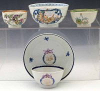 Lot 356 - Chinese bowl painted with a European landscape in