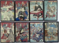 Lot 388 - Fifteen Japanese Woodblock Prints