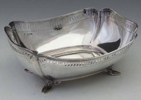 Lot 420 - Rectangular Silver Bowl