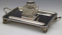 Lot 425 - Silver Ink/Pen Stand