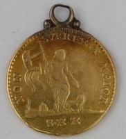 Lot 439 - Mounted Maltese 20 scudi 1764