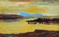 Lot 492 - J.L. Isherwood, Scottish Lochan, oil.
