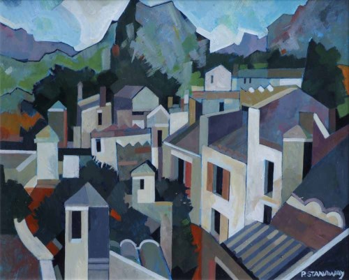 Lot 537 - Peter Stanaway, Orient, Majorca, oil.