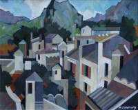 Lot 537 - Peter Stanaway, Orient, Majorca, oil.