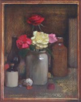 Lot 595 - Bohuslav Barlow, A Forgotten Corner, oil on board.