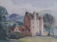 Lot 623 - Jack Merriott, Castle Leod, watercolour.