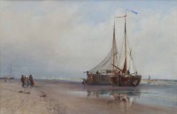 Lot 672 - T.B. Hardy, An April Day, Scheveningen, watercolour.