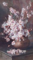 Lot 680 - Clara Reynolds, Almond Blossom, watercolour.