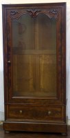 Lot 726 - Mahogany glazed bookcase, mid 19th century.