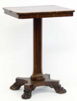 Lot 728 - Regency Mahogany Occassional Table