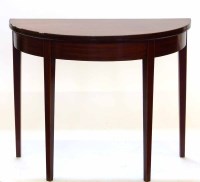 Lot 731 - 19th Century Mahogony D-end Fold-over Dining