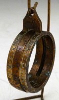 Lot 1 - Brass portable sundial after Johannes Thon