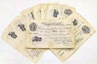 Lot 3 - Collection of 1950-1956 white £5 notes (23 in