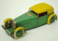 Lot 40 - A Meccano No.1 touring car constructor set, unboxed and built