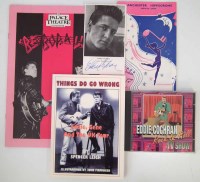 Lot 74 - Signed Eddie Cochran photograph together with