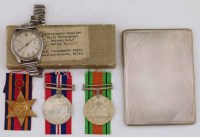 Lot 77 - Fleet Air Arm navigator's H59 wristwatch, box