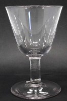 Lot 116 - Georgian glass goblet.