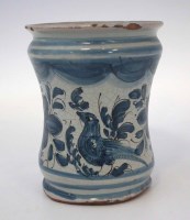 Lot 132 - Faience Drug Vase