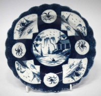 Lot 152 - Worcester plate circa 1780